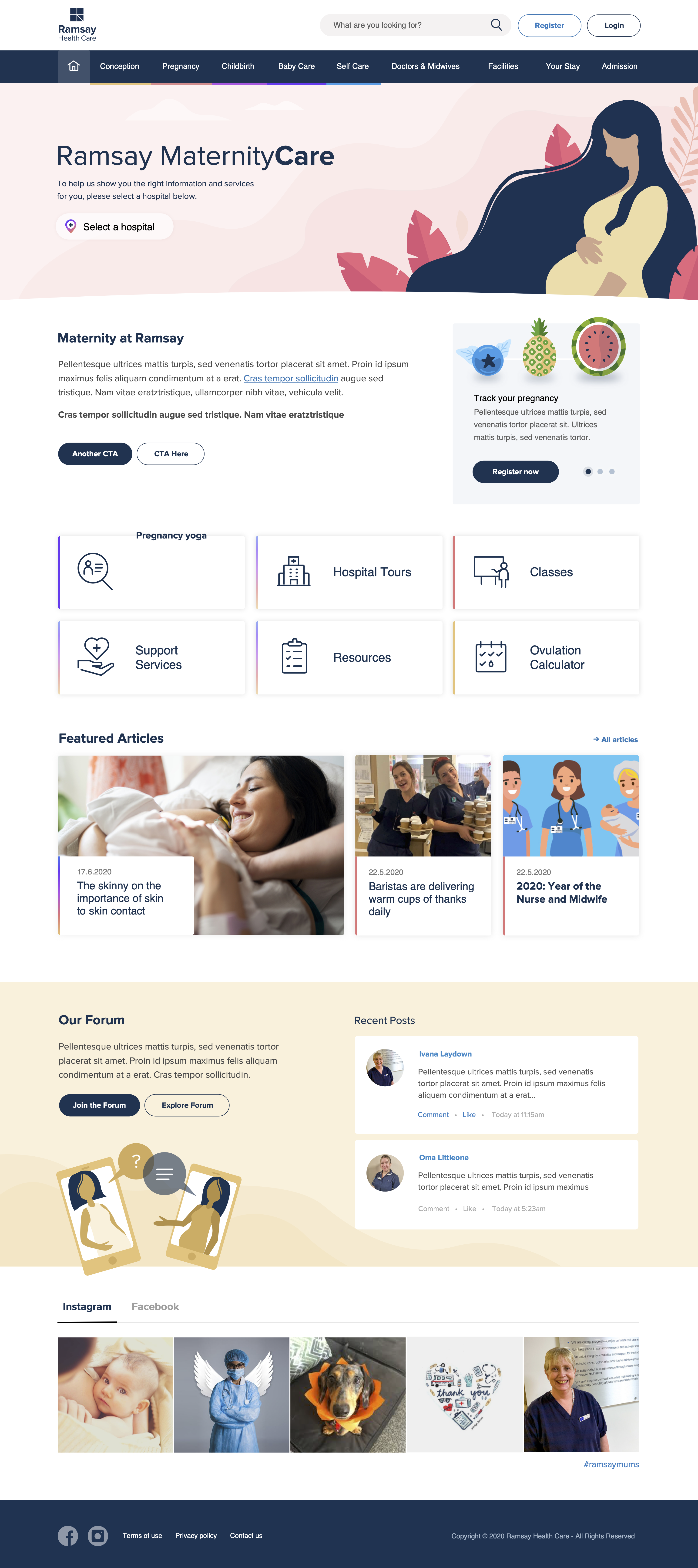 Ramsay - Maternity care community portal